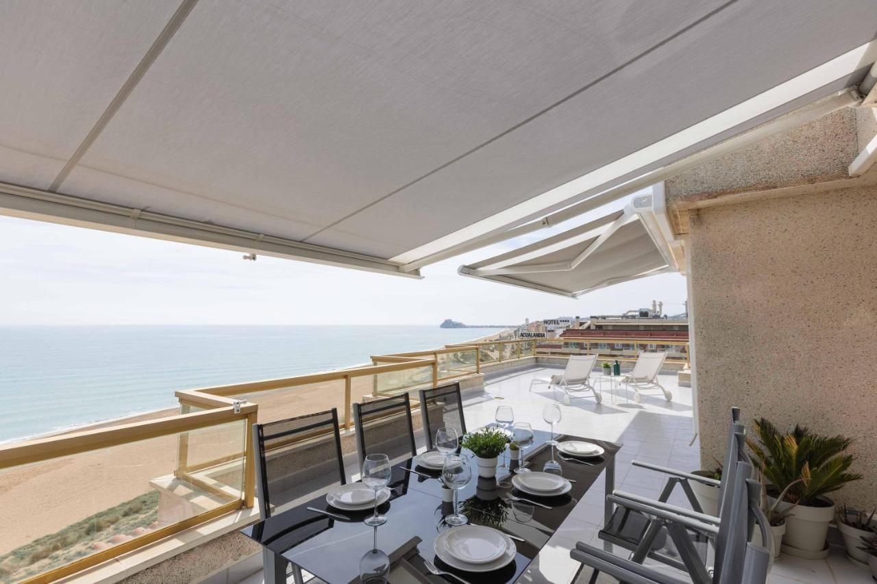 Atico En Primera Linea Mediterraneo Peñíscola Esterno foto